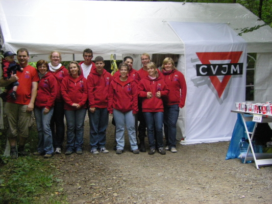 Das Team des CVJM Eiringhausen war beim P-Weg-Wochenende 2009 mit einem Getränkeposten vertreten!